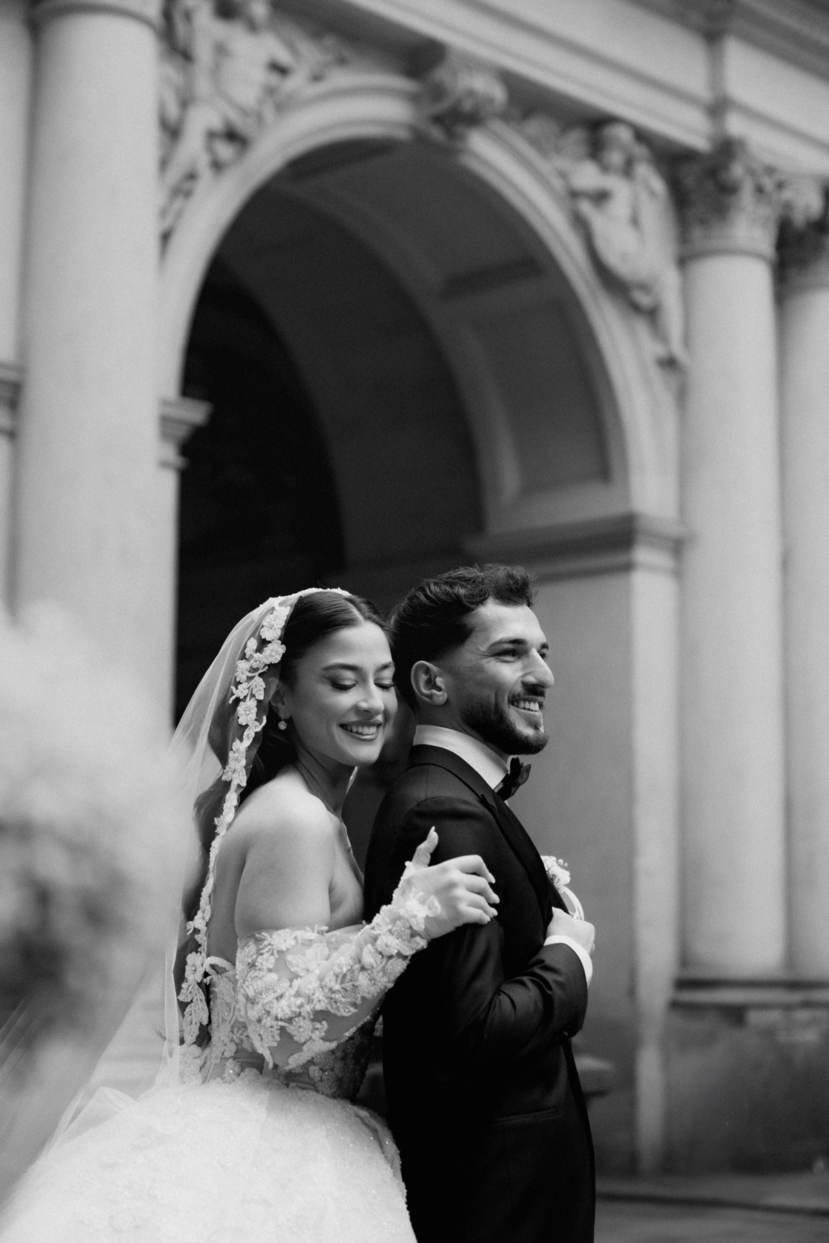 Emotionaler Moment auf einer Hochzeit