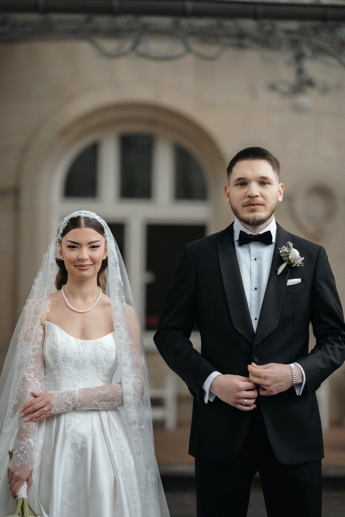 Brautpaar bei ihrer Hochzeit in Hamburg